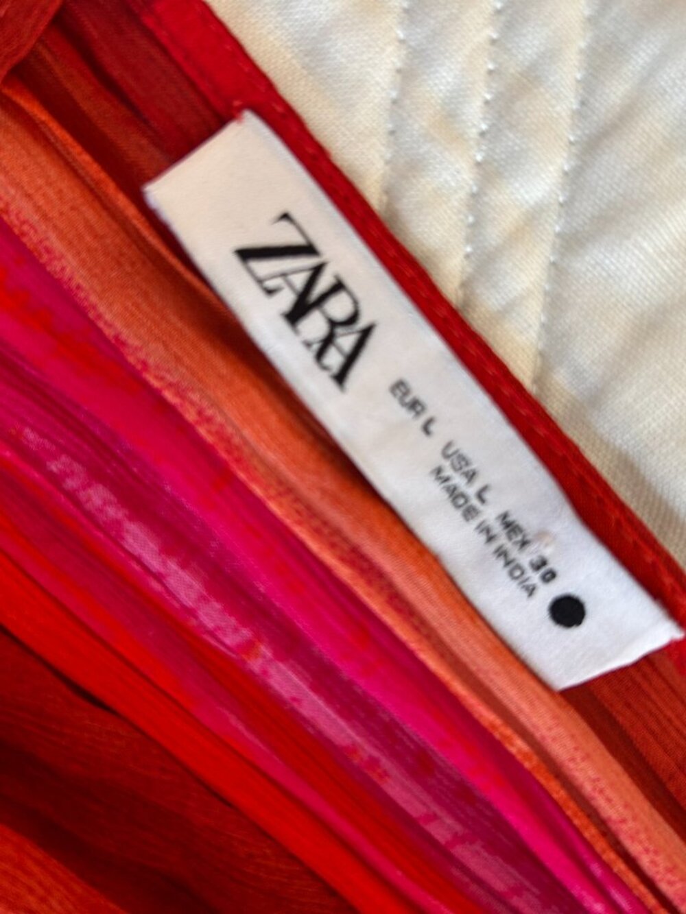 NWOT Zara Grecian Beaded Side Tie Maxi Dress - Picture 9 of 9